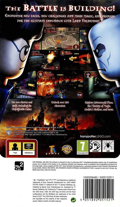 LEGO Harry Potter: Years 5-7 PSP 