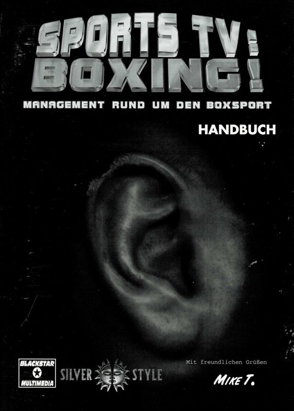 Manual for Sports TV: Boxing! (Windows): Front