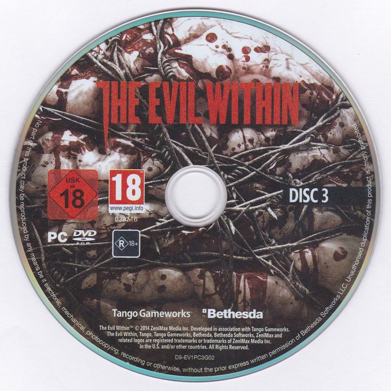 Media for The Evil Within (Limited Edition) (Windows): Disc 3