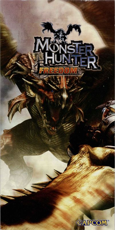 Manual for Monster Hunter: Freedom (PSP) (PSP Essentials release): Front