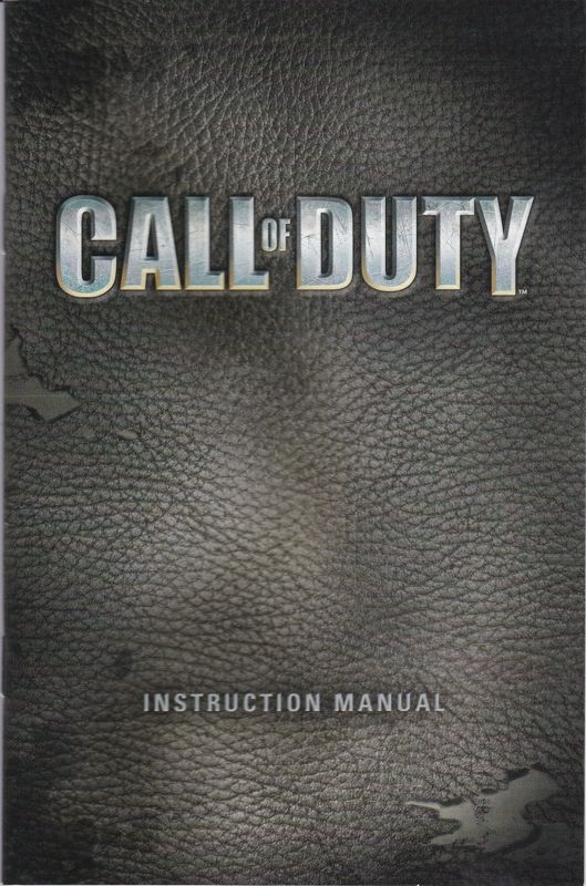 Manual for Call of Duty (Windows): Front