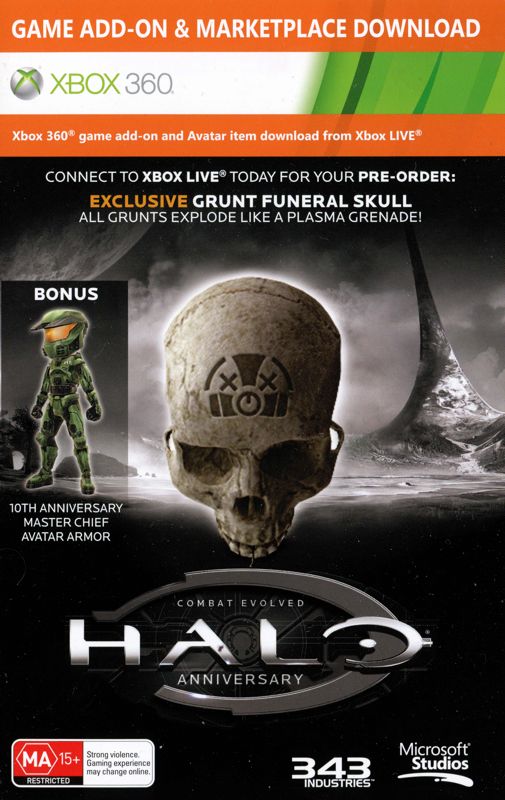 halo combat evolved anniversary cover