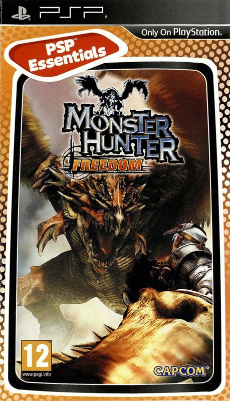 Front Cover for Monster Hunter: Freedom (PSP) (PSP Essentials release)
