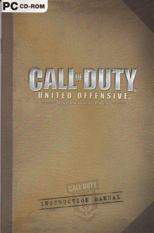 Manual for Call of Duty: United Offensive (Windows): Front