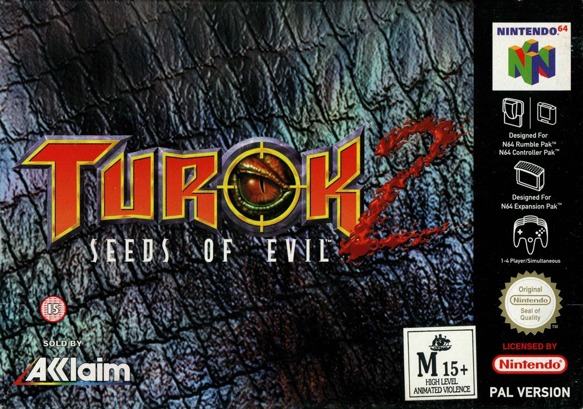 Слушать аудиокниги в гостях у турок аудиокнига. Turok 2 Seeds of Evil Nintendo 64. Нинтендо 1998.