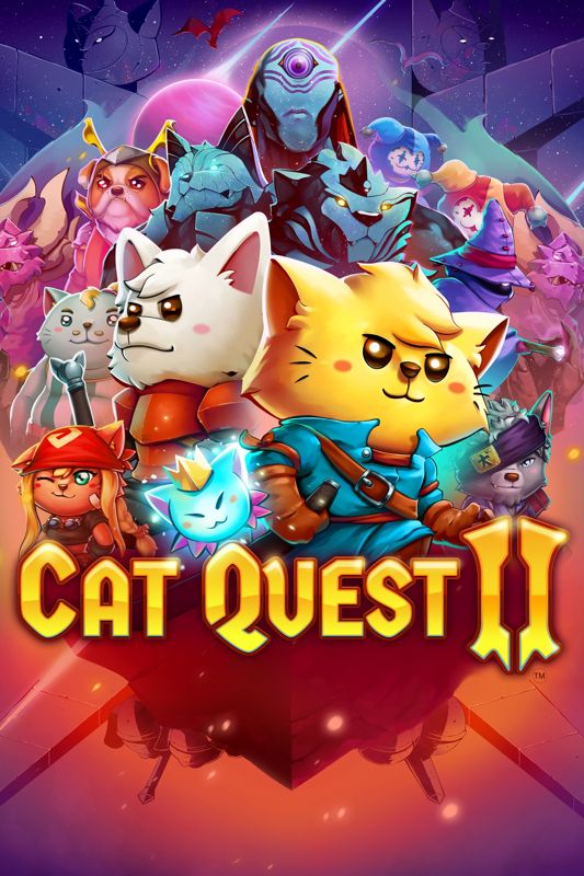 Front Cover for Cat Quest II (Xbox One) (download release)