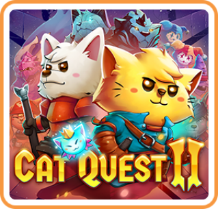 Front Cover for Cat Quest II (Nintendo Switch) (download release): 1st version