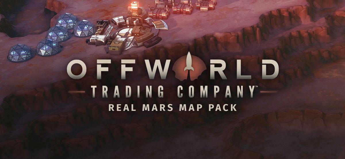 Front Cover for Offworld Trading Company: Real Mars Map Pack (Macintosh and Windows) (GOG.com release)