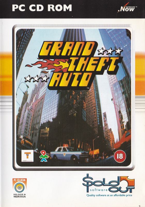 Front Cover for Grand Theft Auto (DOS and Windows) (Sold Out Software release)