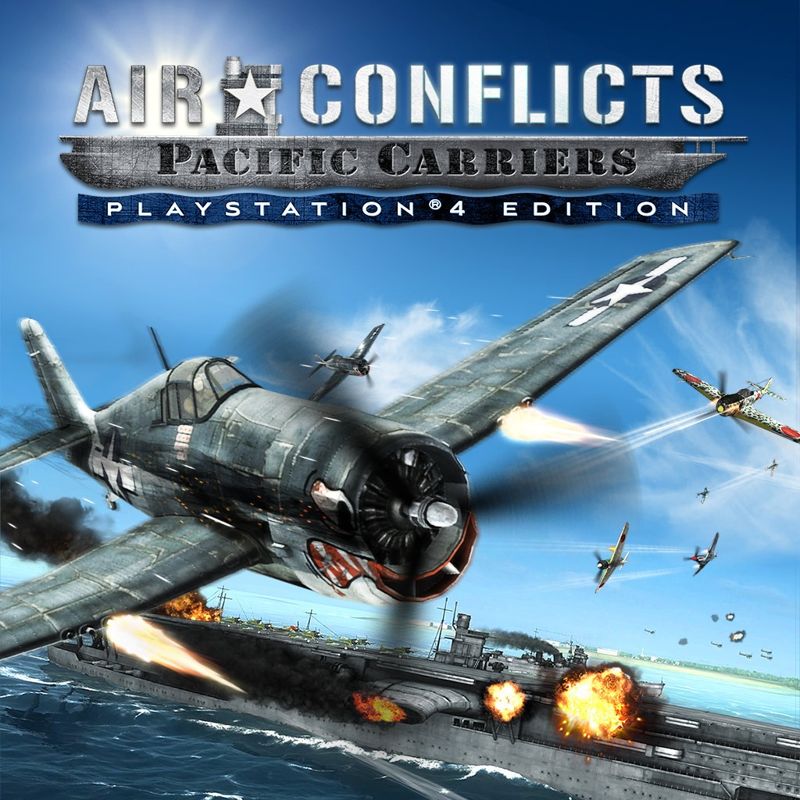 Front Cover for Air Conflicts: Pacific Carriers - PlayStation 4 Edition (PlayStation 4) (PSN (SEN) release)