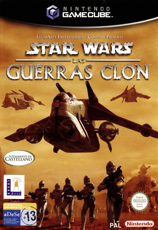 Front Cover for Star Wars: The Clone Wars (GameCube)