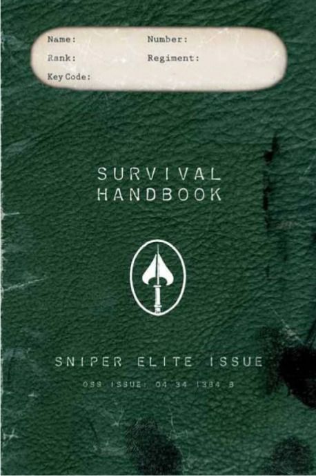 Manual for Sniper Elite (Macintosh and Windows) (GOG.com release): Front