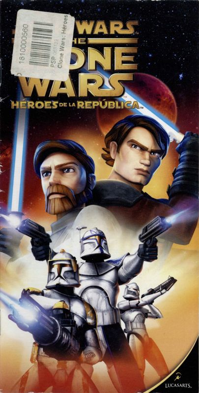 Manual for Star Wars: The Clone Wars - Republic Heroes (PSP): Front