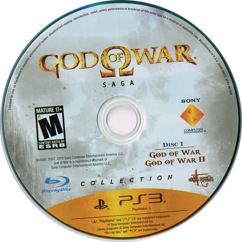 Media for God of War: Ascension - Legacy Bundle (PlayStation 3): God of War 1&2