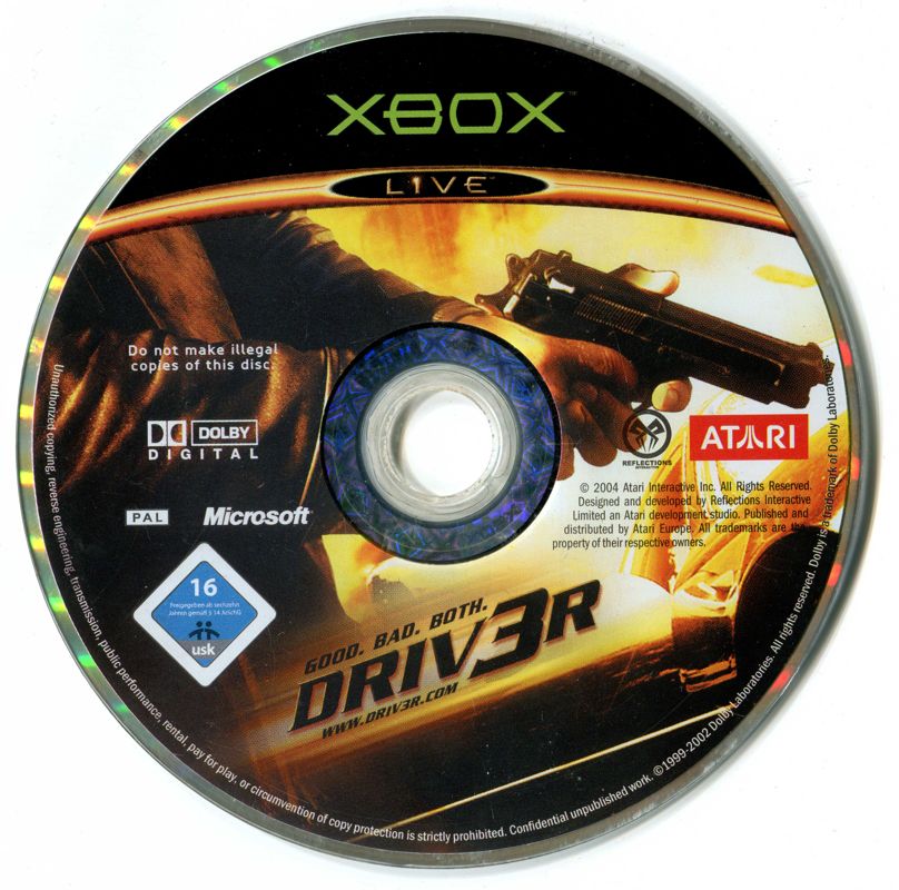 Media for Driv3r (Xbox) (Classics release)