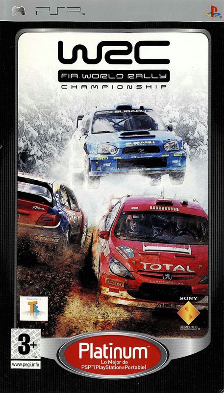 Front Cover for WRC (PSP) (Platinum Edition)