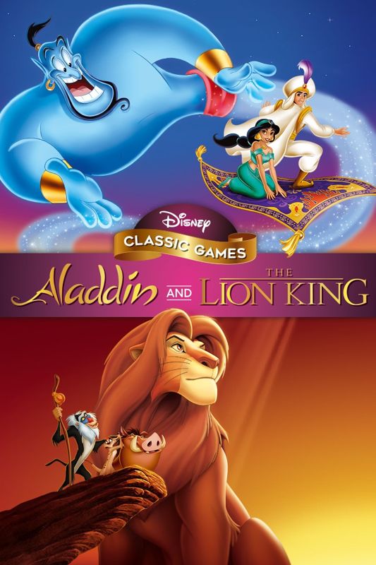 Front Cover for Disney Classic Games: Aladdin and The Lion King (Xbox One) (download release)