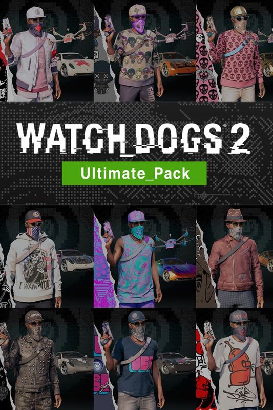 Front Cover for Watch_Dogs 2: Ultimate Pack (Xbox One) (download release)