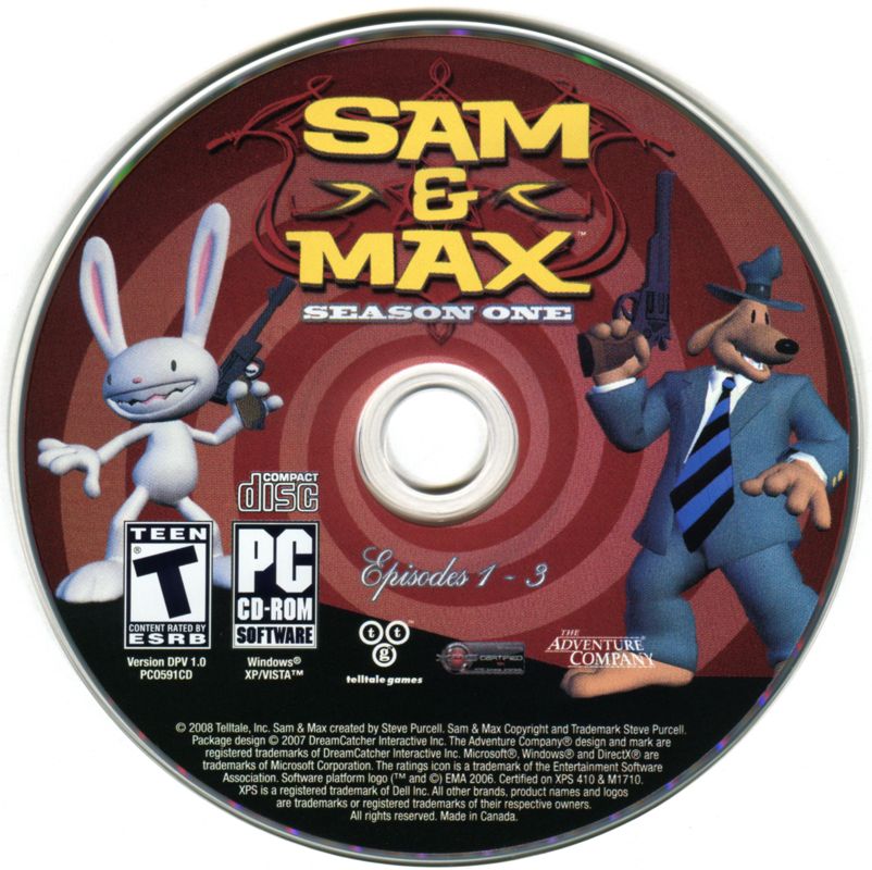 Media for Sam & Max: Season One - Episodes 1-3 (Windows)