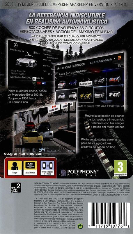 Gran Turismo 4 cover or packaging material - MobyGames