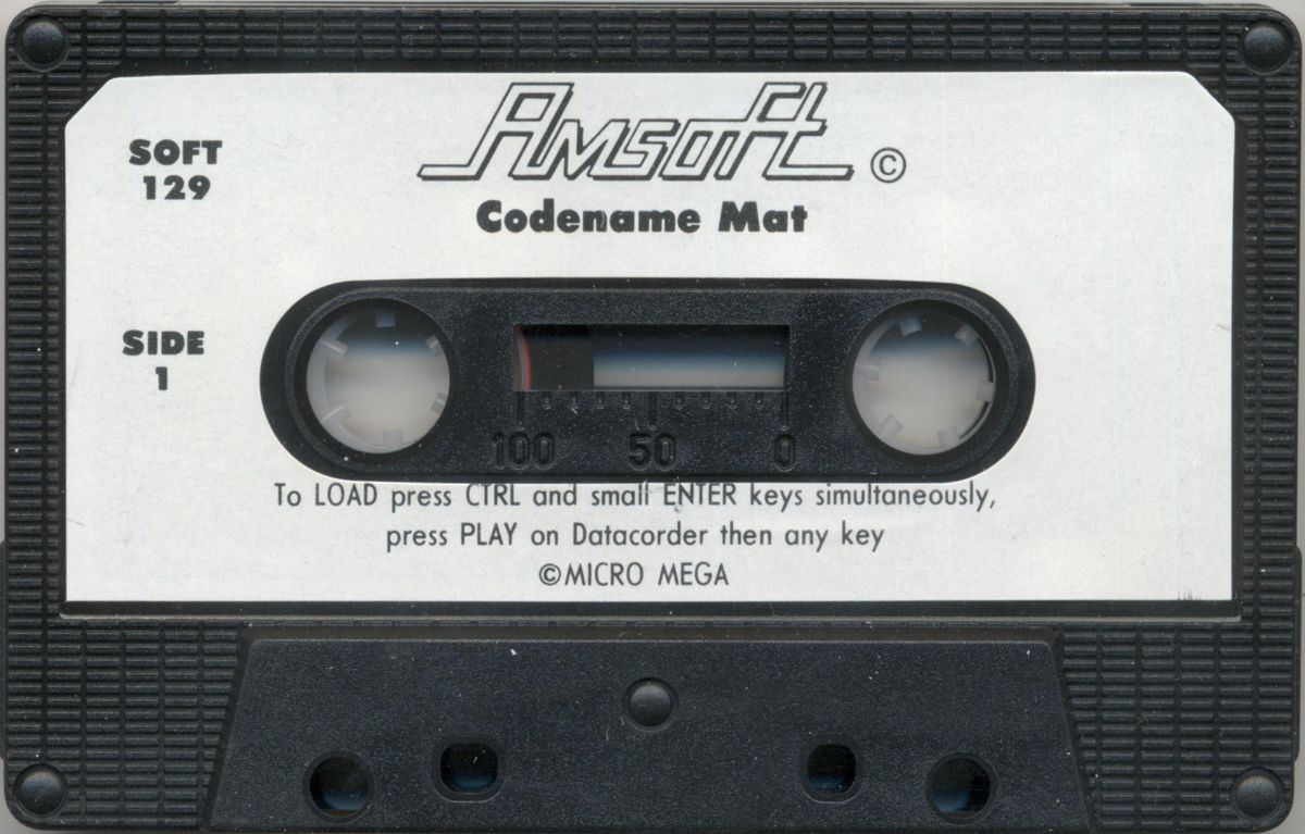 Media for Codename MAT (Amstrad CPC)
