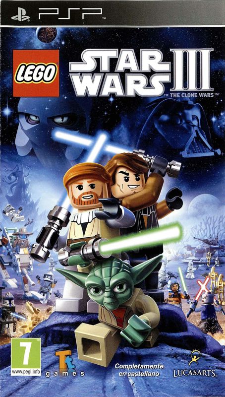 Front Cover for LEGO Star Wars III: The Clone Wars (PSP)