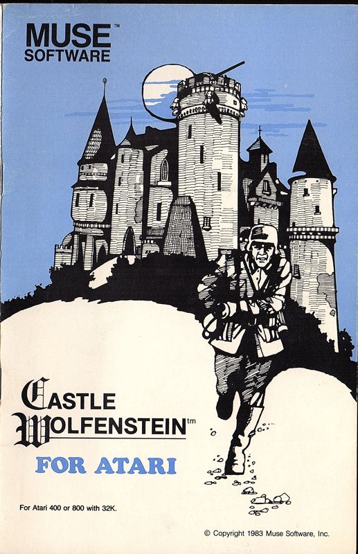Front Cover for Castle Wolfenstein (Atari 8-bit) (Original Atari 400/800 Release)