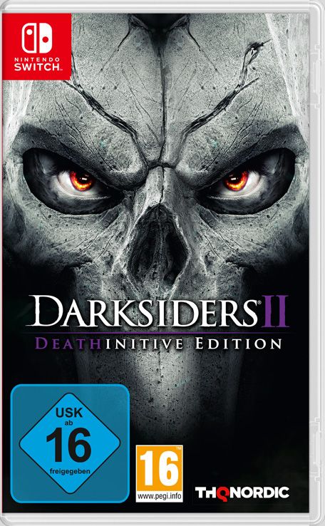 Front Cover for Darksiders II: Deathinitive Edition (Nintendo Switch) (download release)