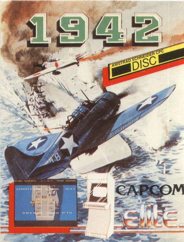 Front Cover for 1942 (Amstrad CPC)
