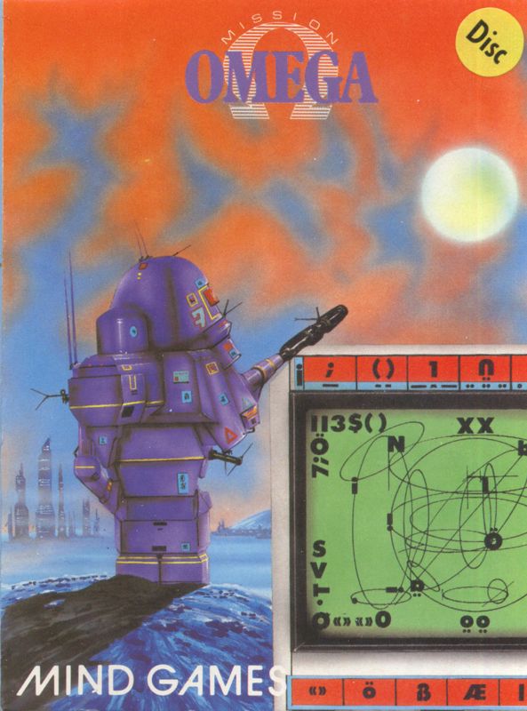 Front Cover for Mission Omega (Amstrad CPC)
