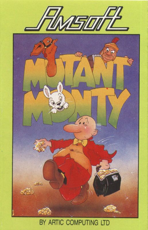 Front Cover for Mutant Monty (Amstrad CPC) (Amsoft-version)