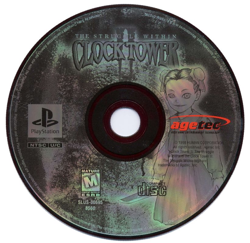 Clock Tower II: The Struggle Within cover or packaging material - MobyGames