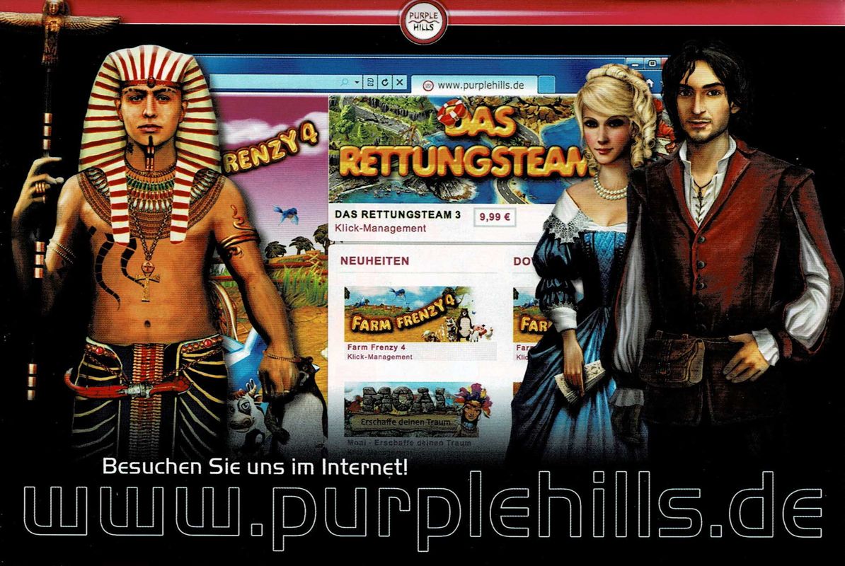 Advertisement for 12 Labours of Hercules (Windows) (Purple Hills release): Catalog - Back