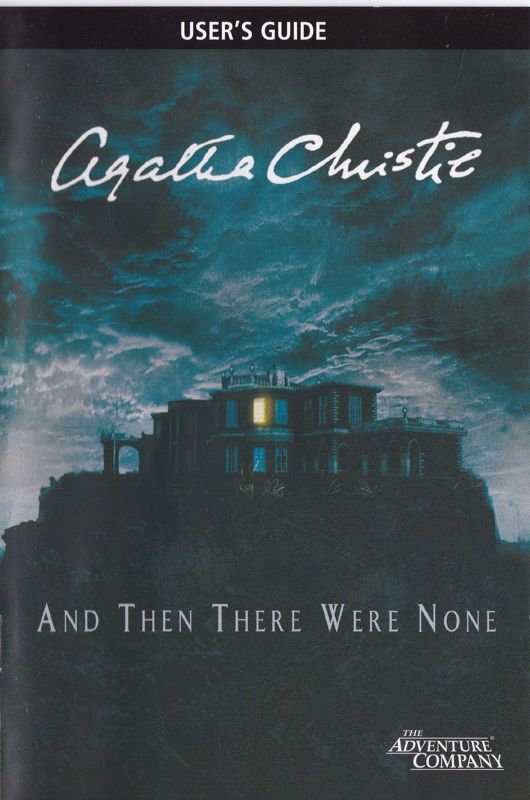 Manual for Agatha Christie: And Then There Were None (Windows): Front
