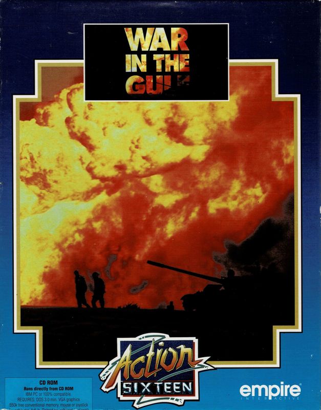 Front Cover for War in the Gulf (DOS) (Action Sixteen release)