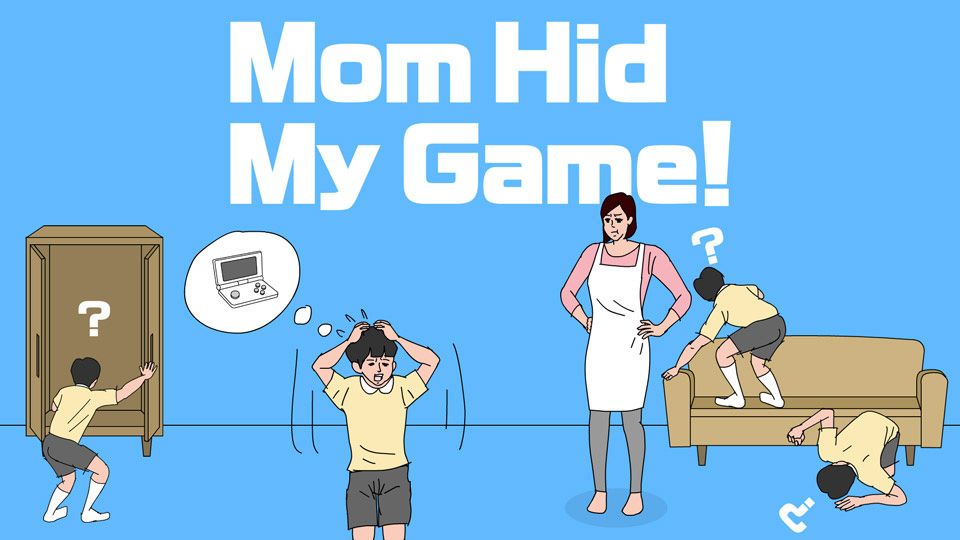 Front Cover for Hidden my game by mom - escape room (New Nintendo 3DS) (download release)
