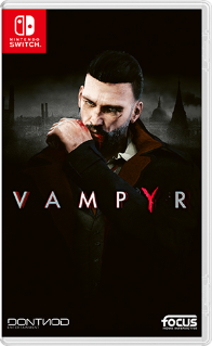 Front Cover for Vampyr (Nintendo Switch) (download release): 1st version