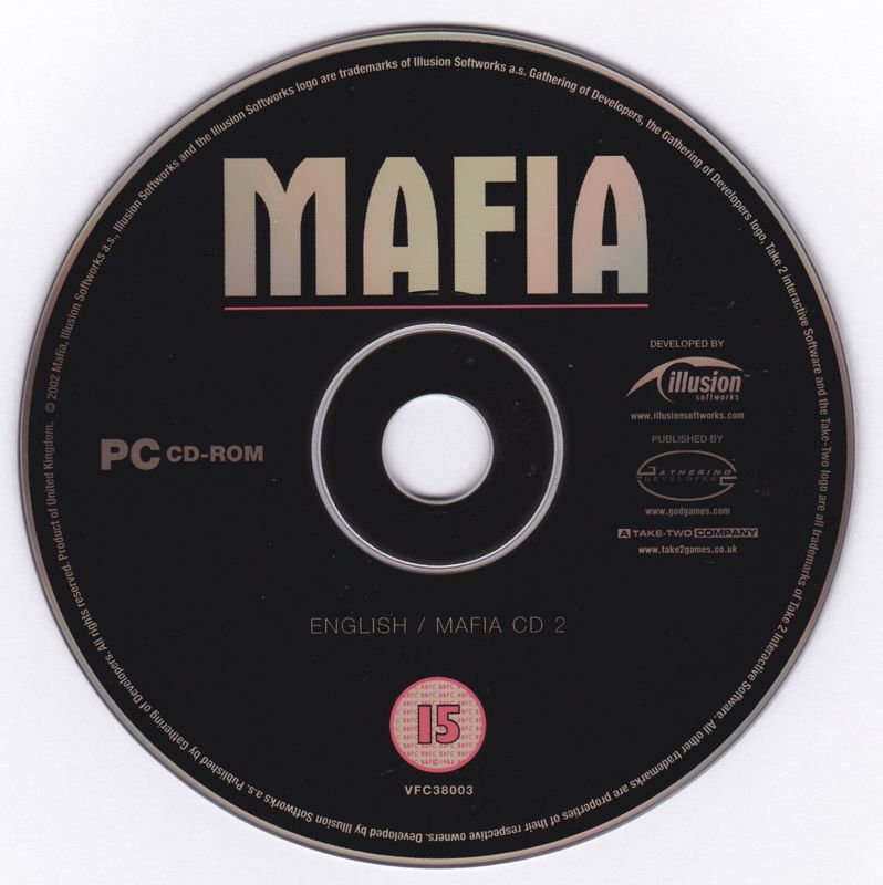 Media for Mafia (Windows) (Release with BBFC rating): Disc 2