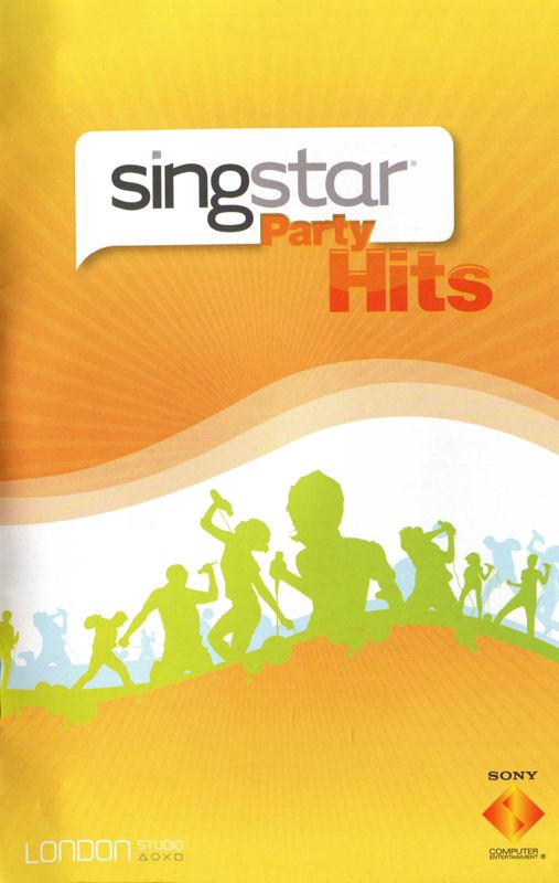 Manual for SingStar: Summer Party (PlayStation 2): Front