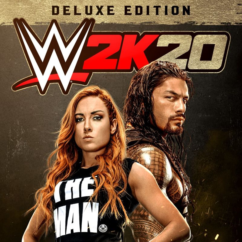 Front Cover for WWE 2K20 (Deluxe Edition) (PlayStation 4) (download release)