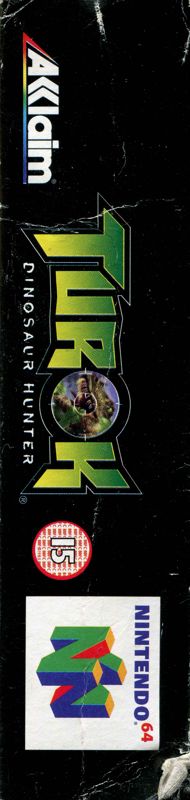 Spine/Sides for Turok: Dinosaur Hunter (Nintendo 64): Left