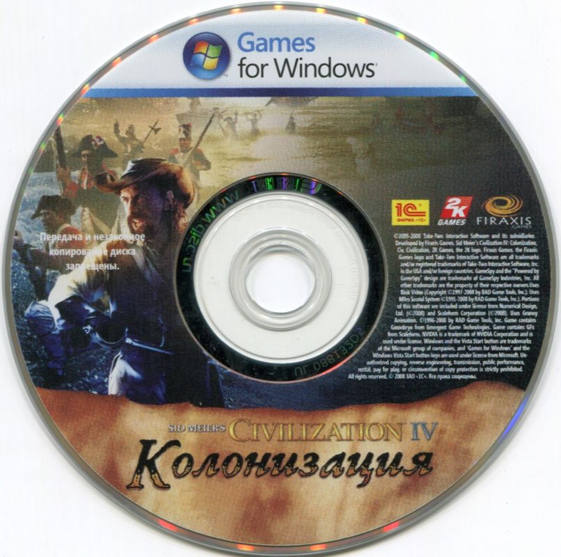 Media for Sid Meier's Civilization IV: Colonization (Windows)