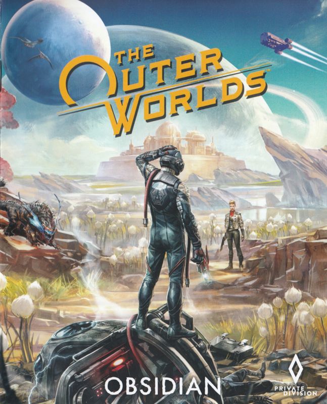Manual for The Outer Worlds (PlayStation 4): Front