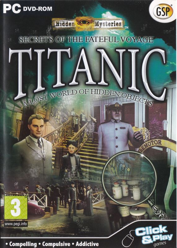 Front Cover for Hidden Mysteries: Titanic - Secrets of the Fateful Voyage (Windows)