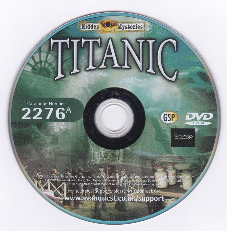 Back Cover for Hidden Mysteries: Titanic - Secrets of the Fateful Voyage (Windows)