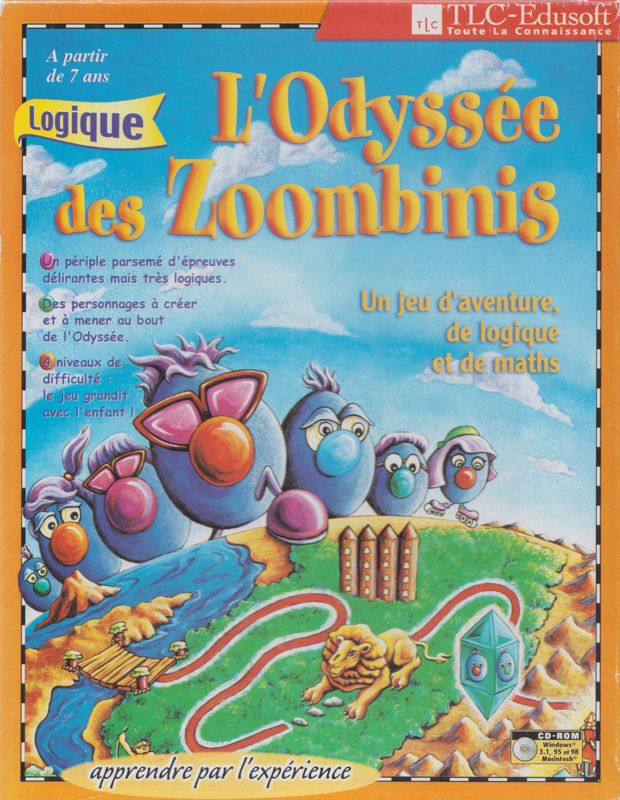 Front Cover for Logical Journey of the Zoombinis (Macintosh and Windows and Windows 3.x) (TLC-Edusoft release (1999))