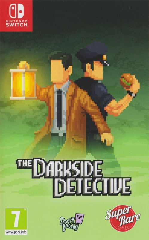 Front Cover for The Darkside Detective (Nintendo Switch) (Super Rare Games #21)