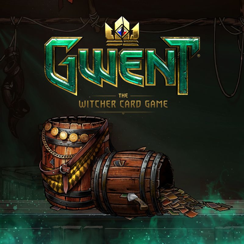 Gwent The Witcher Card Game 2x Novigrad Kegs cover or packaging