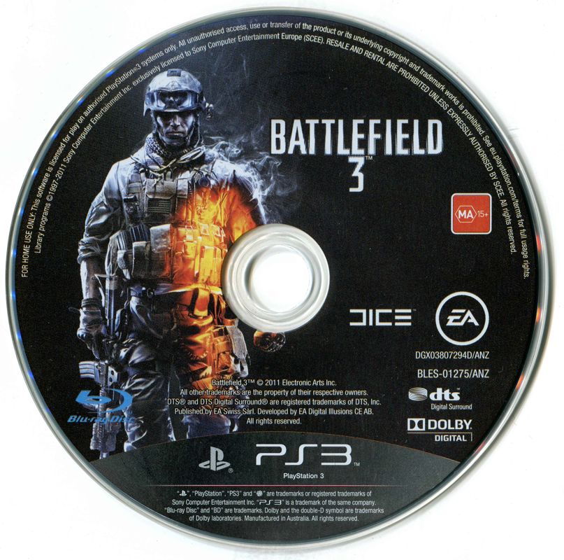 Media for Battlefield 3: Limited Edition (PlayStation 3)