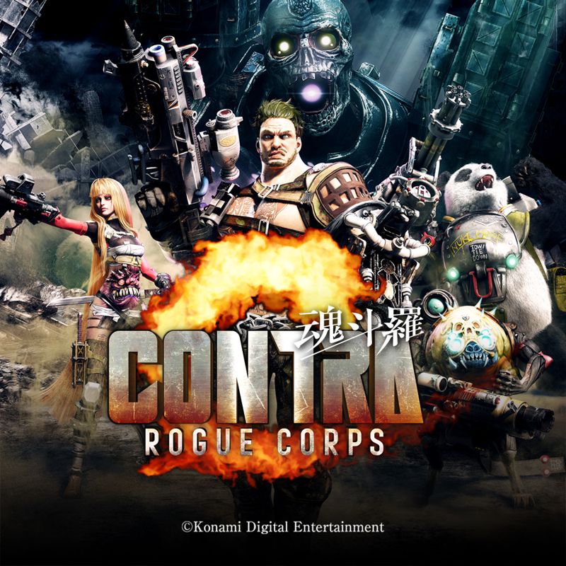 Front Cover for Contra: Rogue Corps (PlayStation 4) (download release)